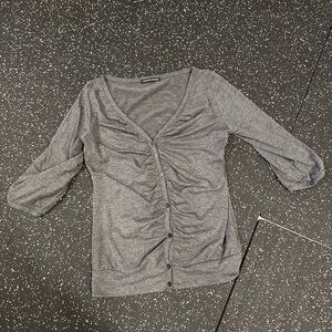 Women top mid sleeve shirts